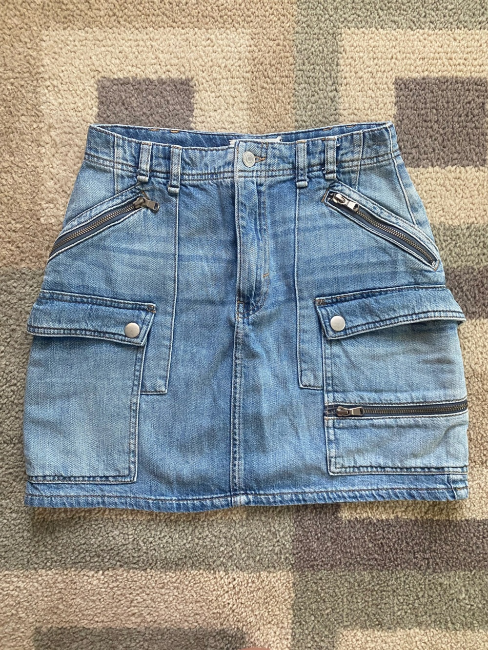 Free People Denim Jean Skirt (XS)